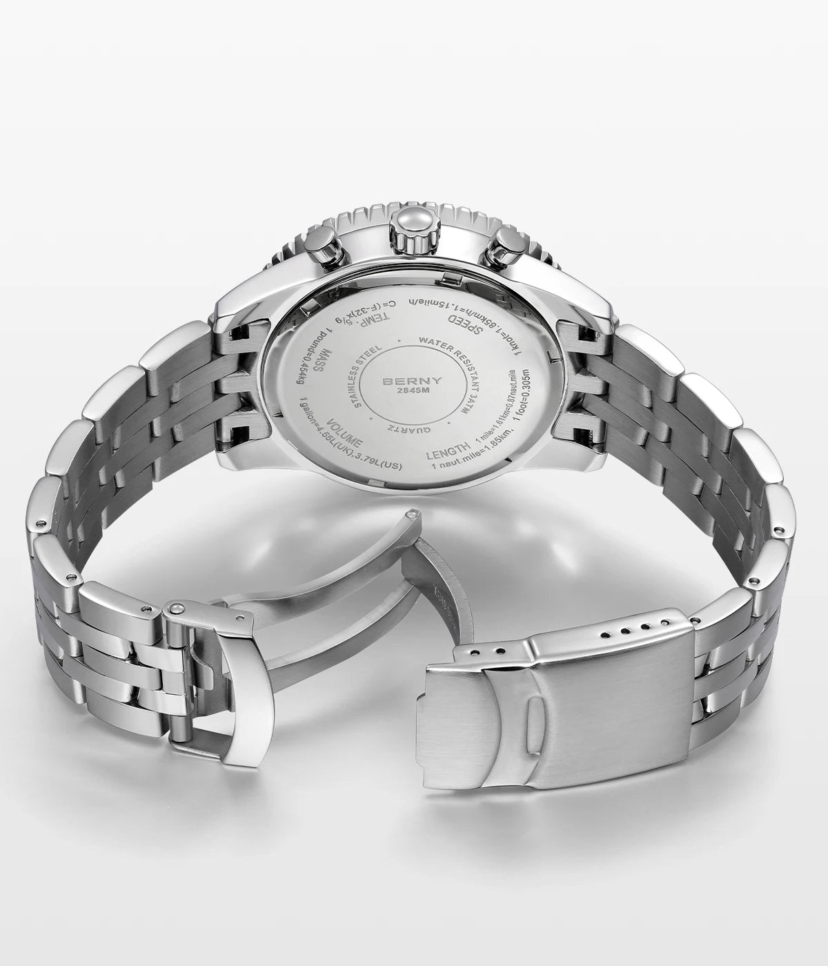 BERNY Chronograph Watches for Men Aviation Pilot - 2845M