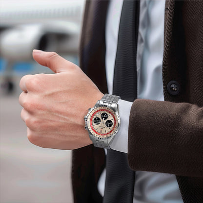 BERNY Chronograph Watches for Men Aviation Pilot - 2845M