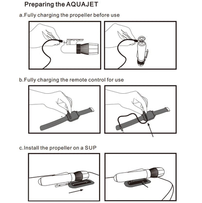 Electric Underwater Sea Scooter 500W Water Propeller SUP Motor 130Minutes Diving Equipment for Ocean Pool