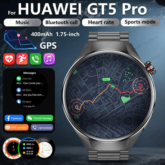 PENGAGAR Huawei Xiaomi GPS Track Smart Watch Unisex